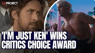 Im Just Ken Wins Critics Choice Award [upl. by Nedia]