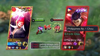 CHOOU vs TOP 1 PHILIPPINES CHOU [upl. by Analaj]