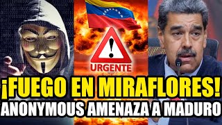 ANONYMOUS EXPLOTÓ CONTRA MADURO TRAS EL SECUESTRO DE LA MANO DERECHA DE CORINA MACHADO  FRAN FIJAP [upl. by Brandenburg]