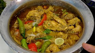 Jis Tarah Shaadiyon Me Bawarchi Banate Hai  Original Recipe Degi Chicken Achaari Gosht [upl. by Eltsirc437]