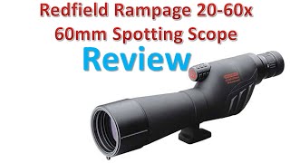 Bushnell Legend Ultra HD 2060 x80 Spotting Scope Review  Best Spotting Scope [upl. by Eniamsaj]