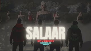 GTAV salaar version  First cinematic videoDNC CINEMATIC [upl. by Naegem830]