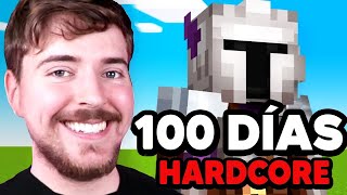 ¡Sobreviví 100 días en Minecraft Hardcore [upl. by Richara766]