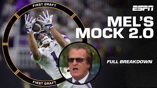 Mel Kiper Jrs Mock Draft 20 Full Breakdown with Field Yates  🏈 FIRST DRAFT [upl. by Olegnaleahcim795]