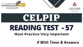 Celpip Reading Mock Test  Celpip Reading Practice Test [upl. by Tiga]