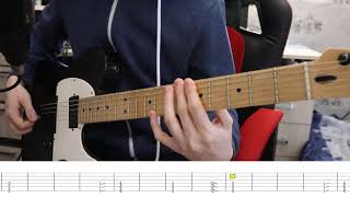 How to play ‘All Out Life’ by Slipknot Guitar Lesson w Tabs [upl. by Odilia]