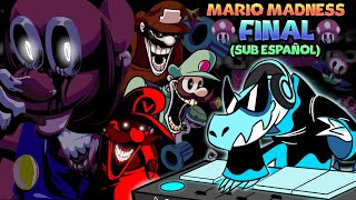 COCODRILO SUFRE DE PARANOIA CON MARIO MADNESS V2 🐊 Friday Night Funkin PARTE FINAL  Sub Español [upl. by Durand]