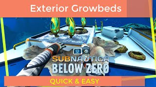 Subnautica below zero Finding Exterior GrowBeds Quick and Easy [upl. by Lasonde731]