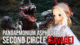 【FFXIV】「WHITE MAGE」P Asphodelos SAVAGE  The 2nd Circle P2S [upl. by Tdnaltroc]