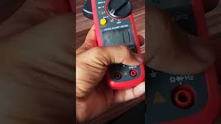 UNIT 203 AC  DC Clamp meter with big screen and light option in the screen  shorts clampmeter [upl. by Ahseken850]