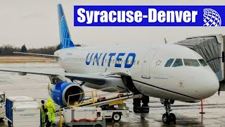 United A319 Trip Report SYRDEN [upl. by Morly595]