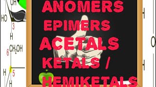 Anomers And Epimers [upl. by Ahsahtan]