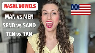 Mastering Nasalized Vowel Pairs Men vs Man and Send vs Sand [upl. by Lorrimer]