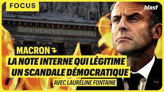 MACRON  LA NOTE INTERNE QUI LÉGITIME UN SCANDALE DÉMOCRATIQUE [upl. by Octavius]