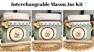 interchangeable mason jar tutorial [upl. by Trammel]