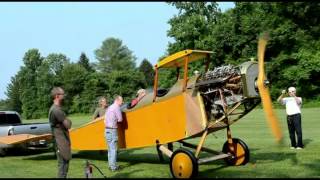 2015 07 07 CURTISS JENNYS OX5 ENGINE START ADJUSTMENT AND CHECKOUT [upl. by Cissie841]