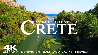 4K CRETE 2024 🇬🇷 3 HOUR Drone Aerial of Rethymnon Bali amp Agia Galini  Greece Kreta Creta [upl. by Anolahs]