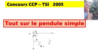 Pendule simple quotpas si simplequot CCP TSI 2005 [upl. by Oigroig]