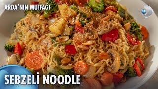 Sebzeli Noodle  Ardanın Mutfağı 204 Bölüm [upl. by Hgieleak]