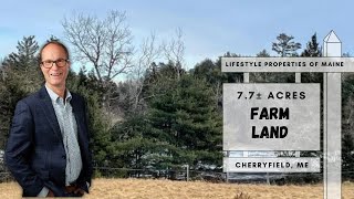 77± Acres River Front Farm Land For Sale Maine Real Estate [upl. by Ynohtnaed]