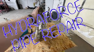 Repairing a 2Stroke Pipe with Hydraforce [upl. by Annaujat]