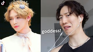 Yeosang ATEEZ TikTok Edits That Screams GREEK GODDESS [upl. by Worlock]