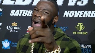 DEONTAY WILDER quotTHIS TIME I WILL END HIS LIFEquot [upl. by Hunsinger]