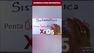 Nomenclatura Sistemática de Óxidos  Claves [upl. by Oinegue]