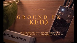 A Post Punkers Dream Pedal  Ground FX Keto Chorus amp Reverb  Vignette Demos ​ [upl. by Othelia69]