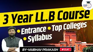 3 Years LLB in India  Law after Graduation  StudyIQ Judiciary [upl. by Teyut598]