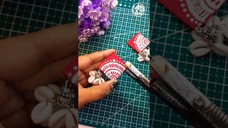 Durga puja special handmade jewellery making ✨ কাপড়ের গয়না rongingontobyo durgapuja art new [upl. by Olleina921]