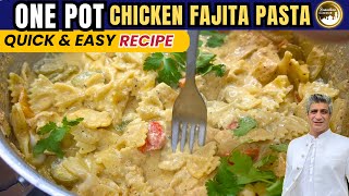 One Pot Chicken Fajita Pasta quick amp easy recipe for Ramadan 2024 I EASY RECIPE TUTORIAL [upl. by Eirehc]