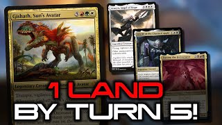 Gishath Suns Avatar  Dinosaur Tribal EDH Game Play  tribalkai [upl. by Nylqcaj962]