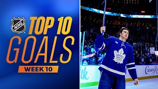 Top 10 Goals from Week 10  202324 NHL Season [upl. by Ociredef]