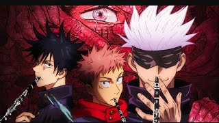 Jujutsu Kaisen Openings 12  Clarinet Cover [upl. by Marja]