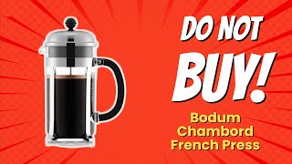 DONT BUY Bodum 34oz Chambord French Press BEFORE WATCHING THIS VIDEO ☕️😱 [upl. by Tris]