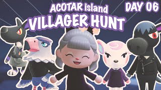 🦇CUTIE ALERT💜 50 NMT Villager Hunt  DAY 06 Velaris ACOTAR Island  Animal Crossing New Horizons [upl. by Chester191]