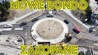 🔴Zakopianka budowa ronda⚠️ DRON 2023 [upl. by Garvin373]