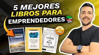 5 EXCELENTES LIBROS para EMPRENDEDORES JOVENES y EXITOS 2024 ✅😱 [upl. by Bloch530]