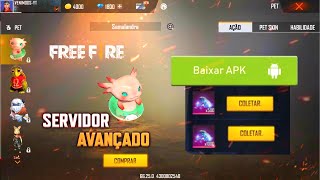 COMO BAIXAR E ENTRAR NO SERVIDOR AVANÇADO DO FREE FIRE  COMO CONSEGUIR CODIGO DE ATIVAÇÃO DO FF ADV [upl. by Ernest]