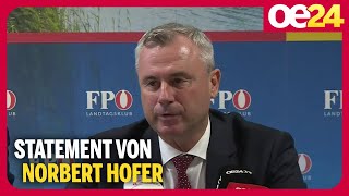 BurgenlandWahl Norbert Hofer ist FPÖSpitzenkandidat [upl. by Lanevuj]