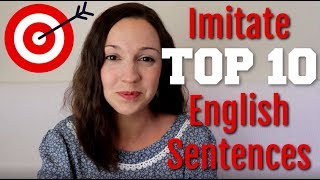 How to Pronounce TOP 10 English Sentences [upl. by Devehcoy647]