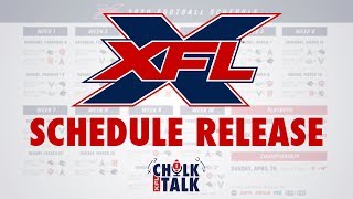 XFL Schedule Full Review and Top Matchups [upl. by Jeremiah]