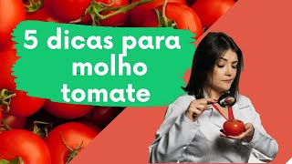 5 DICAS para comprar MOLHO DE TOMATE SAUDÁVEL [upl. by Froma633]