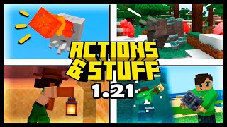 A MELHOR TEXTURA REALISTA PARA O MINECRAFT BEDROCK 121 ACTIONS AND STUFF [upl. by Saxen580]