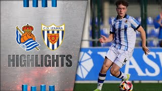 HIGHLIGHTS  2ª RFEF  J34  Real Sociedad C 21 CD Izarra  Zubieta [upl. by Elisee]