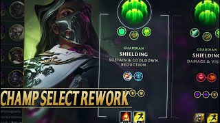 CHAMPION SELECT REWORK  Loadouts Anonymous Names Pick Order Swapping  League of Legends [upl. by Blakely]