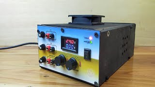 Variable Adjustable Power Supply dari ATX Power Supply Komputer [upl. by Atnahs]