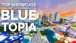 Minecraft City of Inspiration  Blue Topia N20 [upl. by Fellner670]