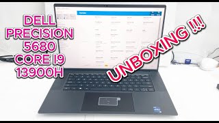 Dell Precision 5680 I9 13900H Unboxing amp review  Workstation [upl. by Elma]